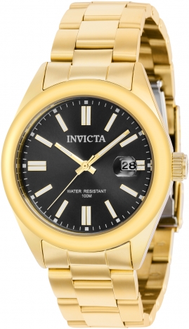 Invicta Women's 38480 Pro Diver Quartz 3 Hand Black Dial Watch IW-06