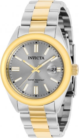 Invicta 38488 Pro Diver Reloj de cuarzo con esfera gris de 3 manecillas para mujer IW-06