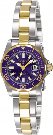  Invicta 7064 Signature Quartz Reloj con esfera azul de 3 manecillas IW-06