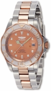 Invicta Hombres 9423 Pro Automatico Diver 3 Mano Rose Gold Dial Reloj IW-06