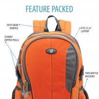 V7 Mochila Odyssey para portátil de 15,6" naranja IM 04 CBEX1A-ORG-1N