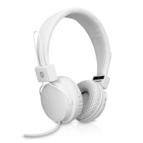 Lightweight Stereo headset Adjustable Headband with Microphone IM-04 HS2000-35-WHT-9NC