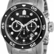 Invicta Men's 0069 Pro Diver Quartz Chronograph Black Dial Watch IW-06