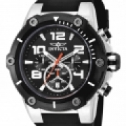 Reloj Invicta 17202 Speed Watch Quartz Chronograph, esfera negra, reloj IW-06
