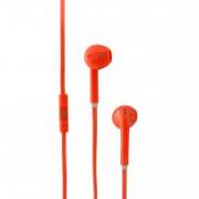 In-Ear Stereo Earbuds with In-line Microphone - handsfree, tangle free with flat cable design IM-04 HA130-PNK-21NC-1