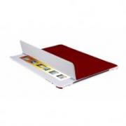 Slim Tri-Fold Folio and Stand for iPad 2, 3, 4 All-in-One protection for front and back IM-04 TA37RED-2N