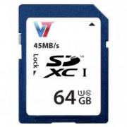 V7 SDXC Card 64GB UHS-1 IM-04 VASDX64GUHS1R-2N