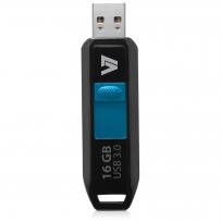 16GB USB 3.0 Flash Drive - With Retractable USB connector-IM-04-VU316GDR-BLK-3N